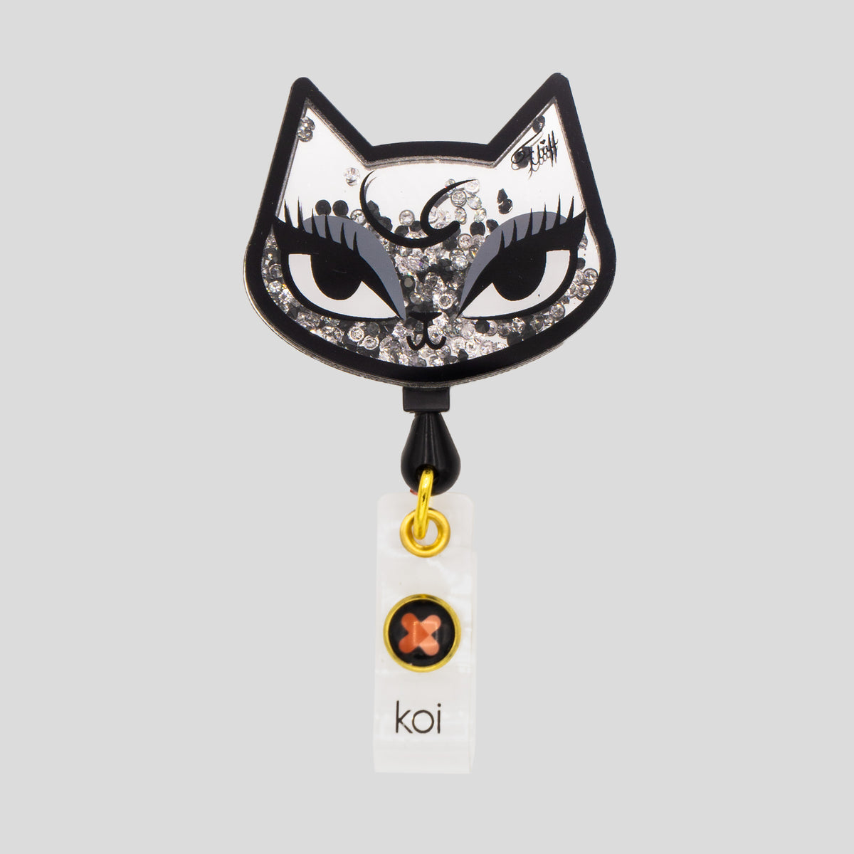 Billy Cat Shaker Badge Reel