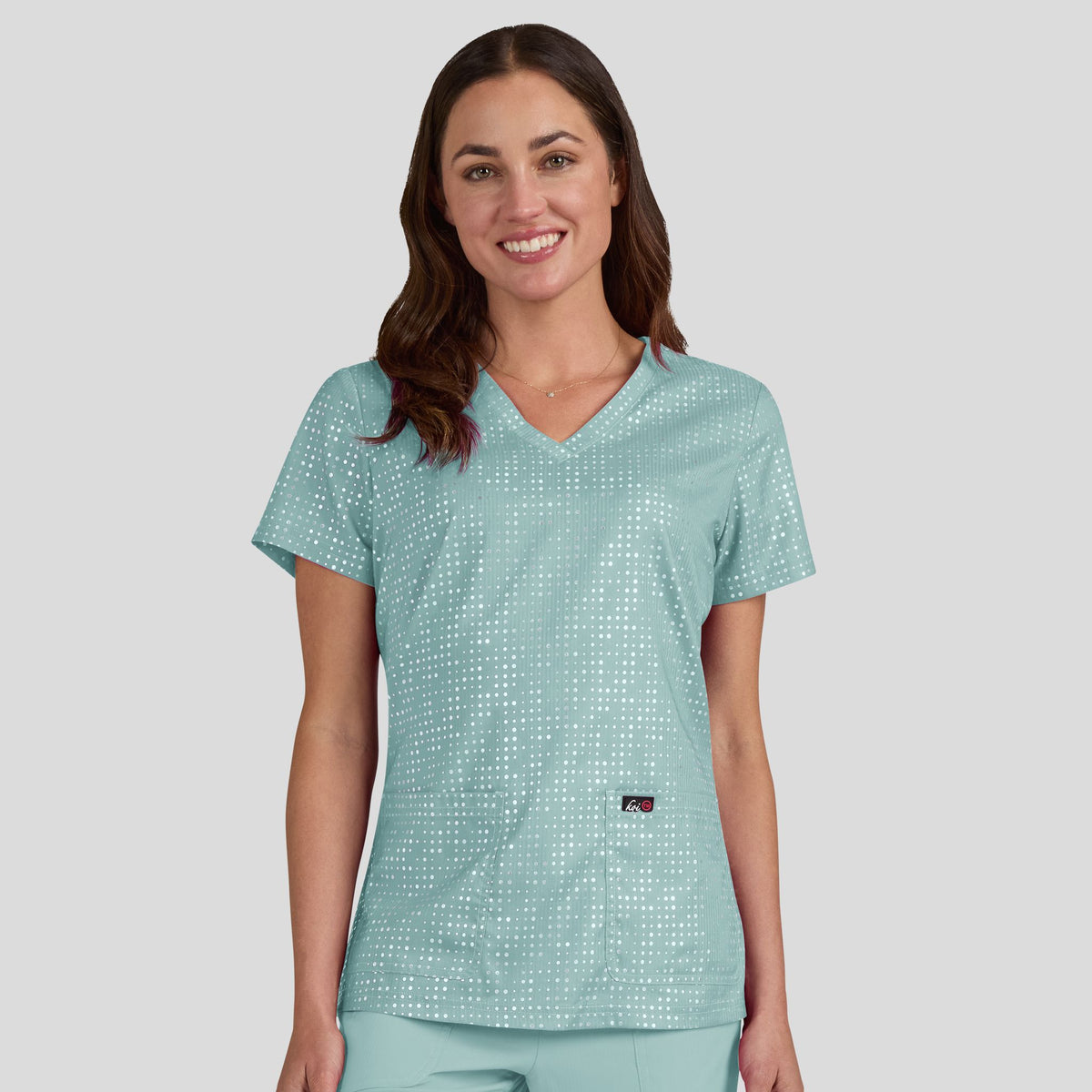 Velora Top | Iridescent Sage