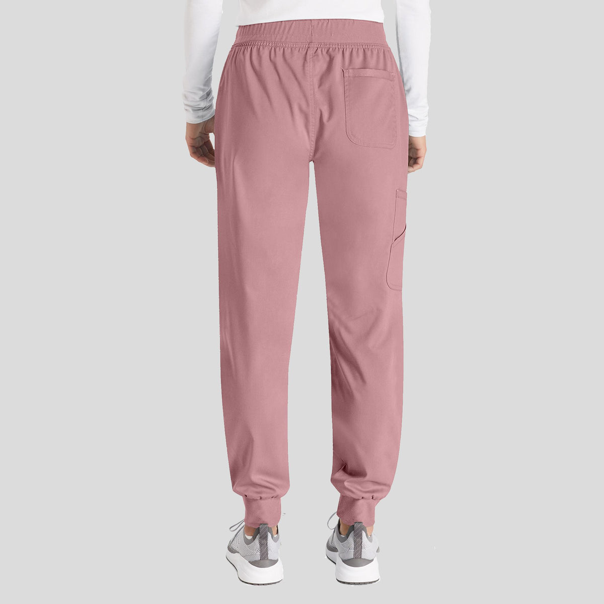 Women's Mid Rise Jogger Scrub Pant | Pink Essence