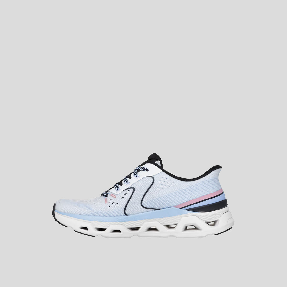 Skechers Slip-ins: Glide-Step Altus - Adrenaline Rush | White Mesh/Multi Trim