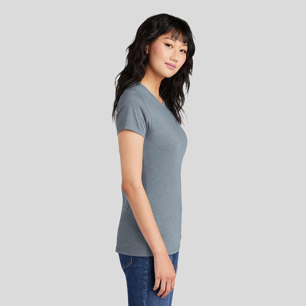 Womenโs Perfect Triยฎ Tee | Flint Blue Heather