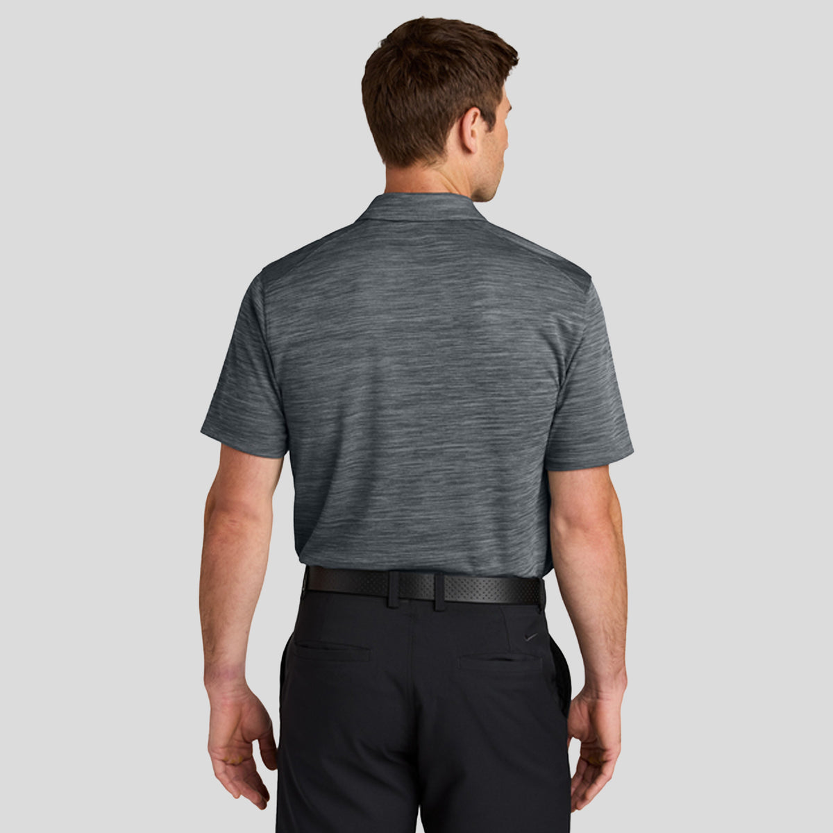 Dri-FIT Striated Polo | Dark Grey