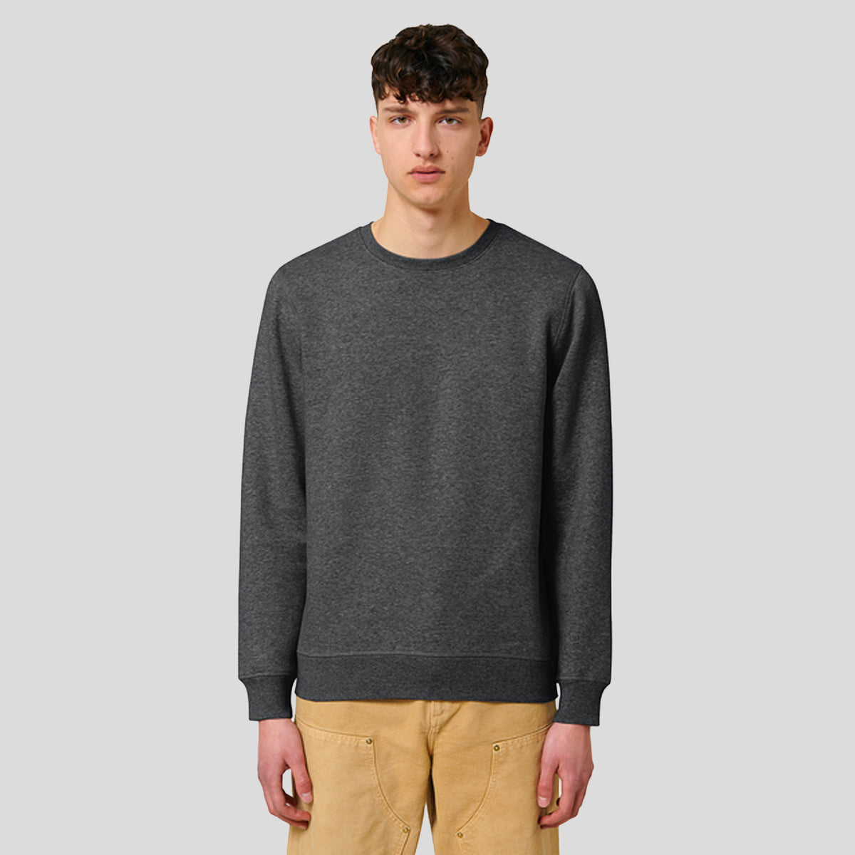 Unisex Roller Crewneck Sweatshirt | Dark Heather Grey