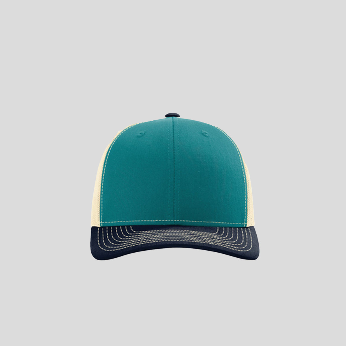 Richardson Trucker Cap | Blue Teal/Birch/Navy