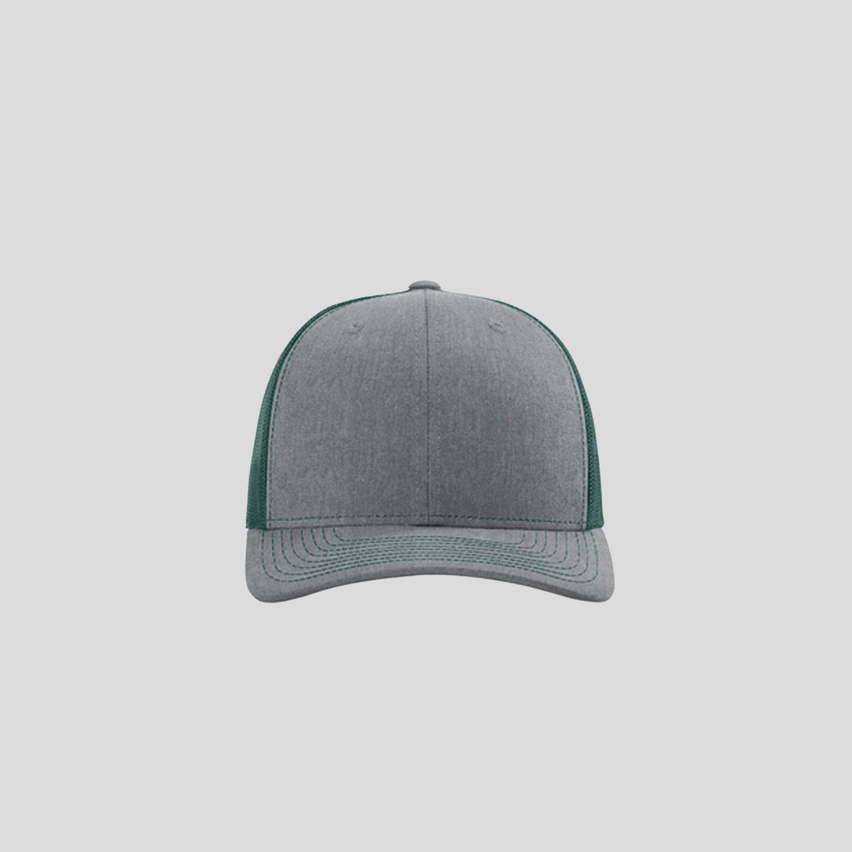 Richardson Trucker Cap | Heather Grey/Dark Green