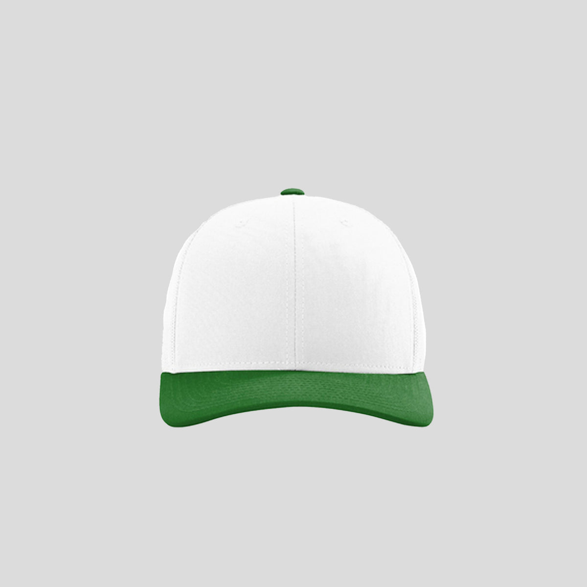 Richardson Trucker Cap | White/White/Kelly