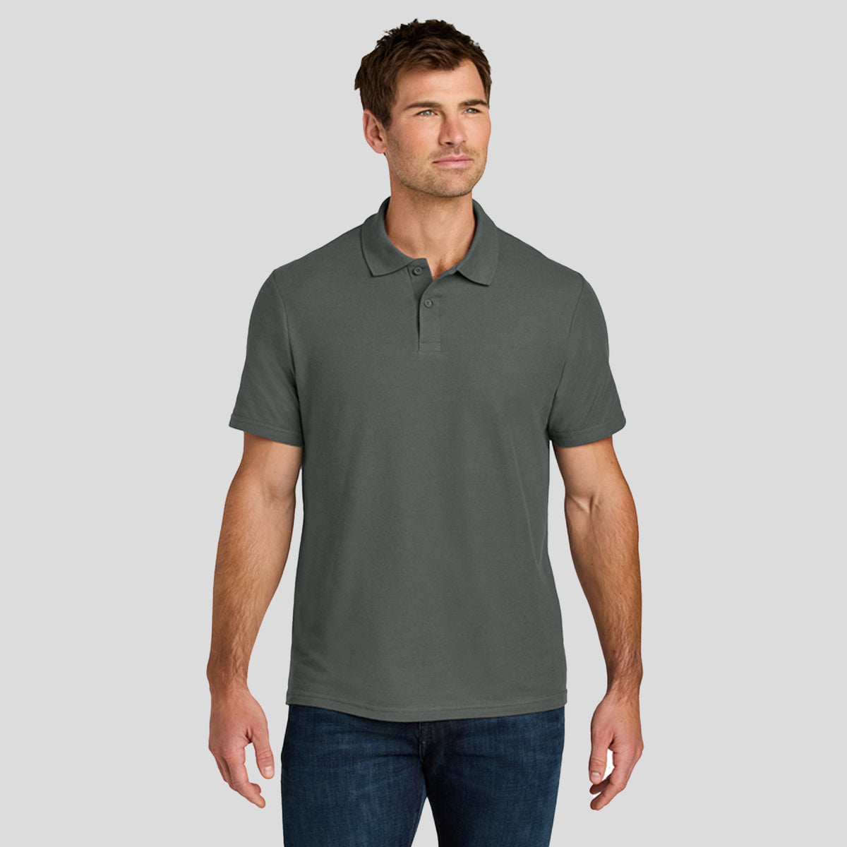 Gildanยฎ Softstyleยฎ Pique Polo | Charcoal