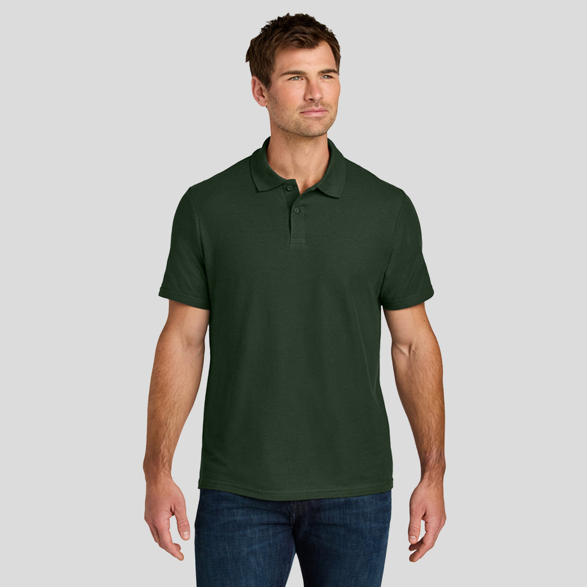 Gildanยฎ Softstyleยฎ Pique Polo | Forest Green