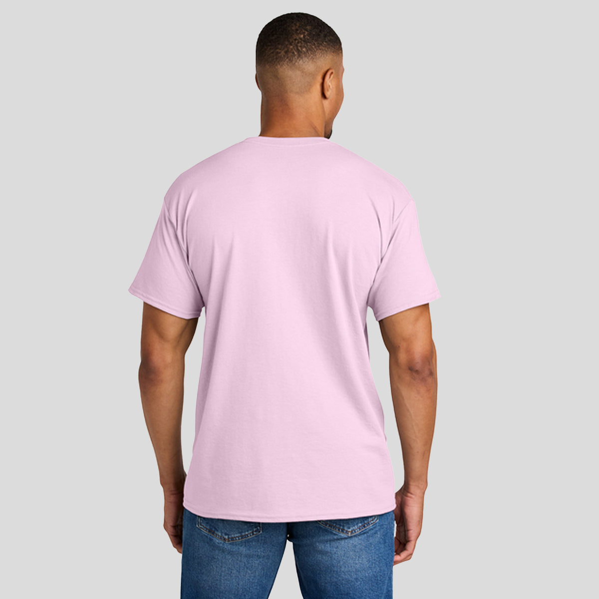 Gildanยฎ DryBlendยฎ 50 Cotton/50 Poly T-Shirt | Light Pink