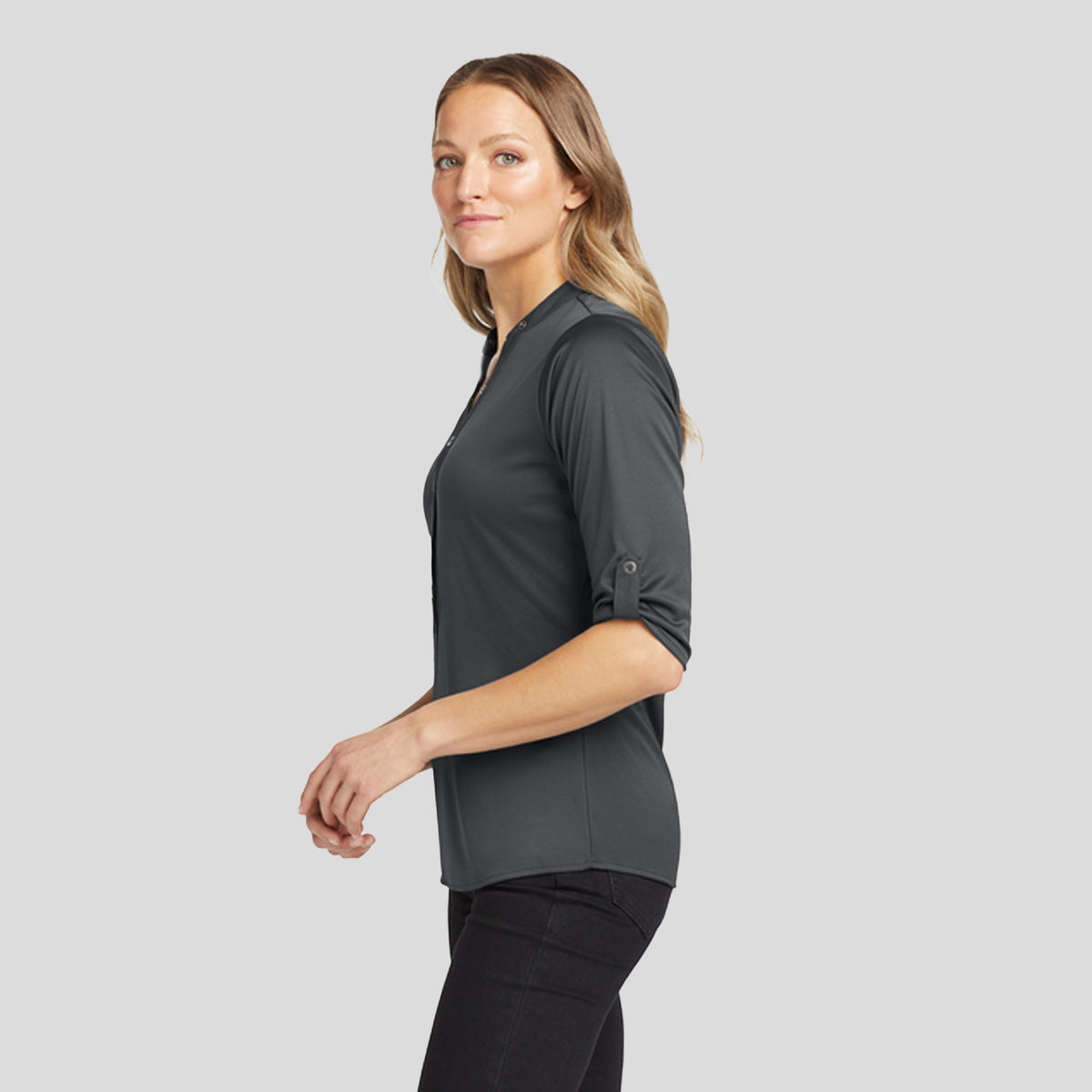 Crush Henley | Diesel Grey