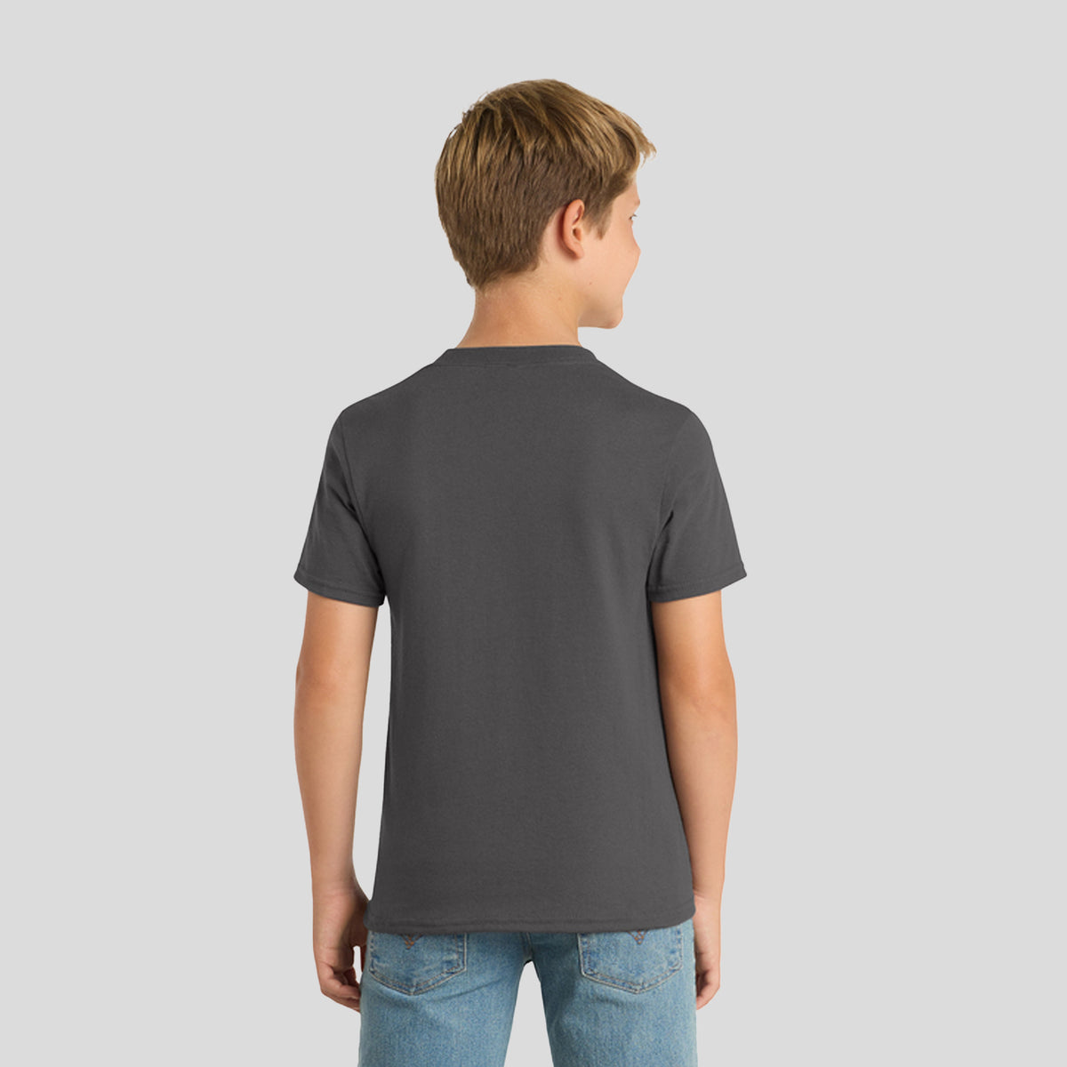 Youth Core Blend Tee | Charcoal