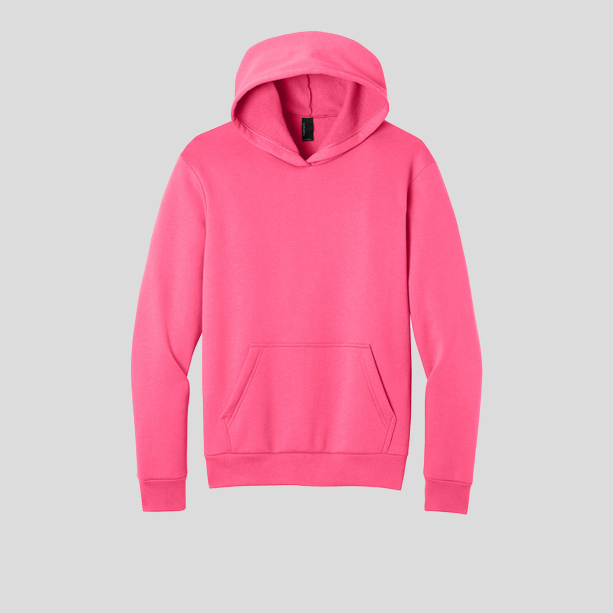 Easy Fleece Pullover Hooded Sweatshirt | Neon Pink