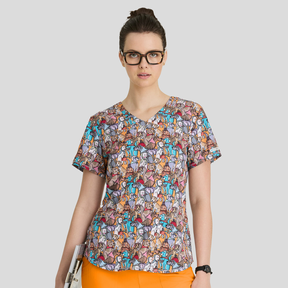 Essence V-Neck Animal Print Top | Travel Retrievers