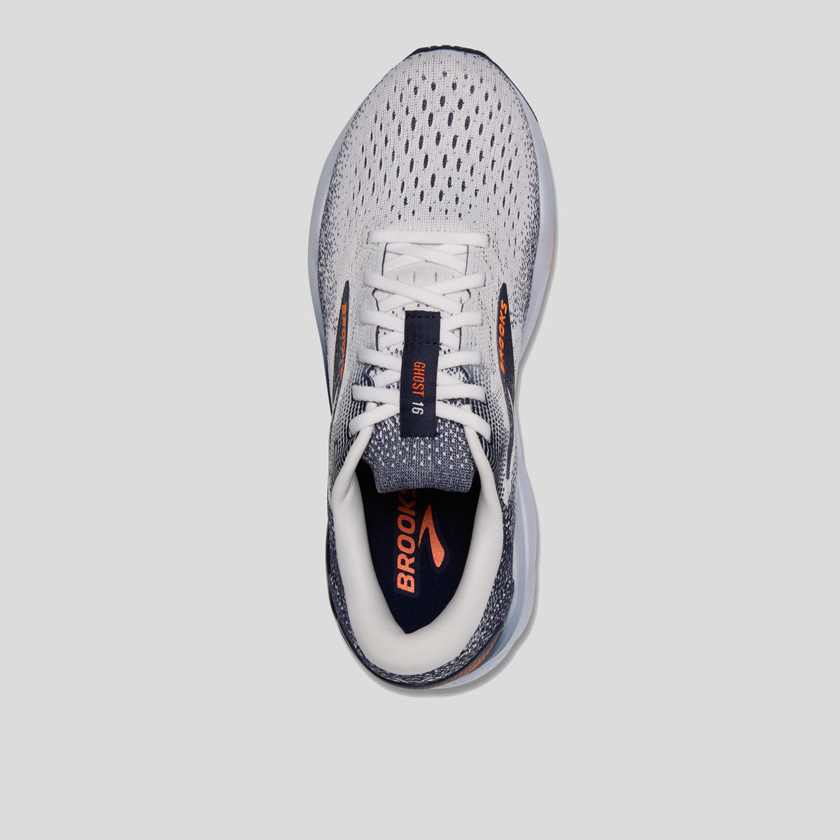 Men's Ghost 16 | White/Peacoat/Orange