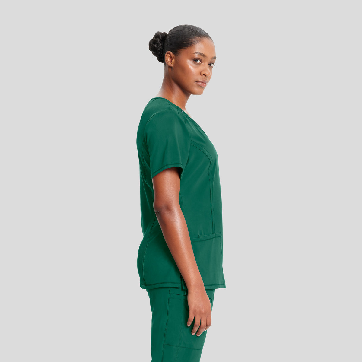 Women's Round Neck Top | Hunter