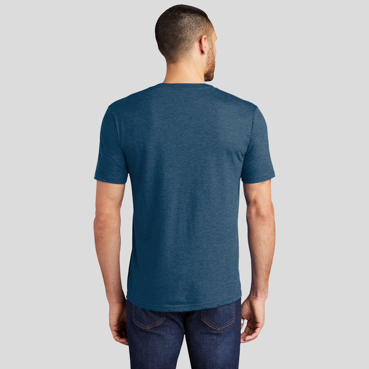 Perfect Tri® Tee | Heathered Neptune Blue
