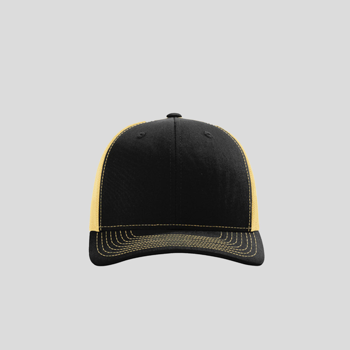 Richardson Trucker Cap | Black/Vegas Gold