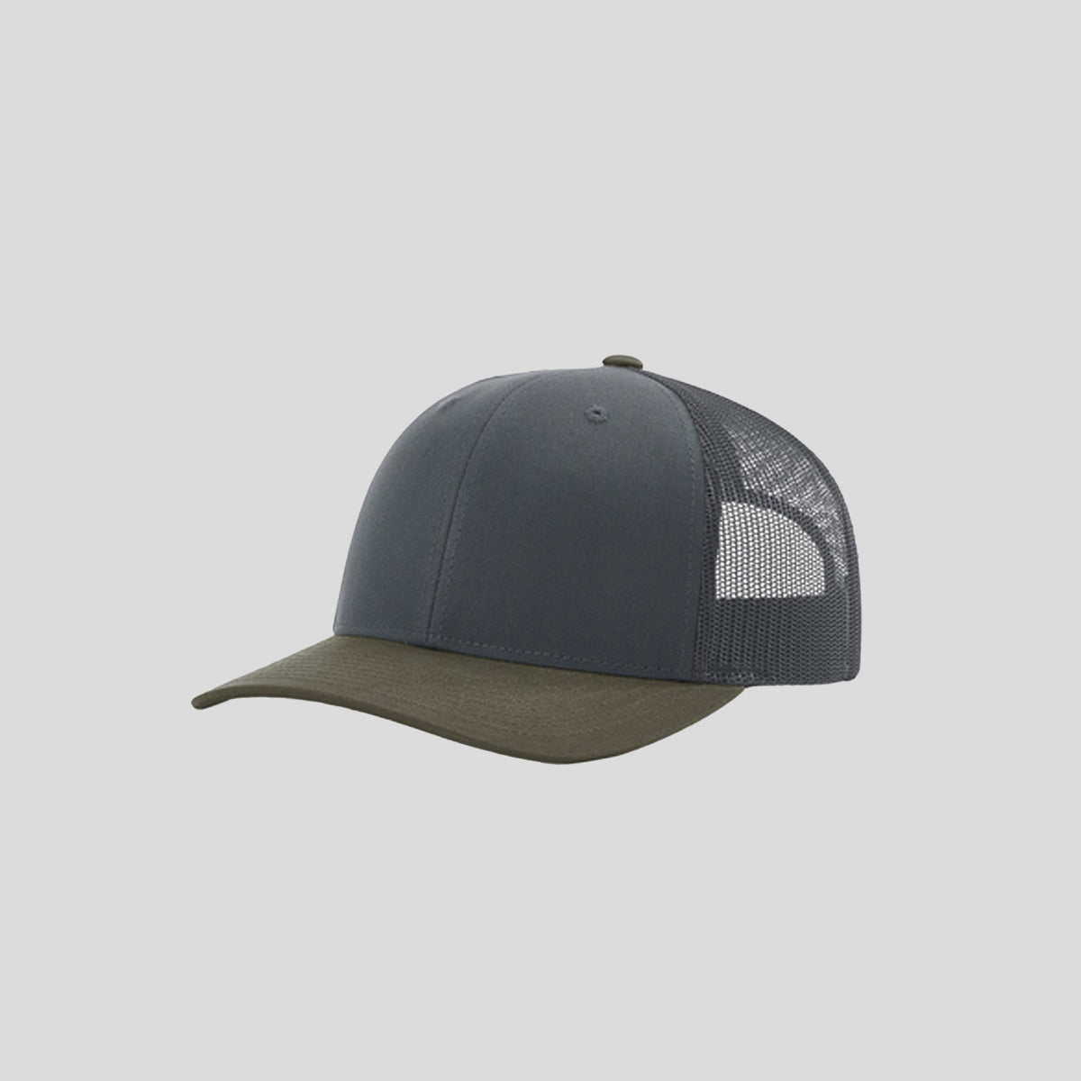 Richardson Trucker Cap | Gunmetal/Gunmetal/Chocolate Chip