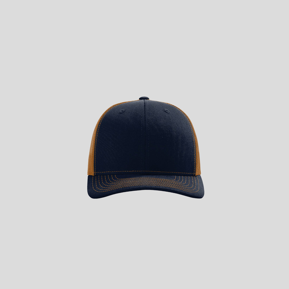 Richardson Trucker Cap | Navy/Caramel