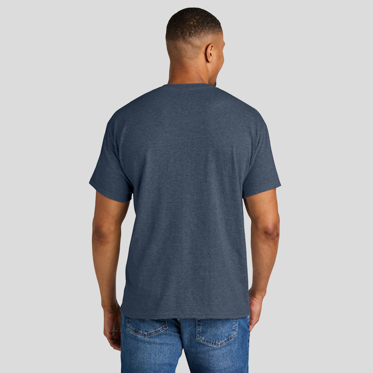Gildan® DryBlend® 50 Cotton/50 Poly T-Shirt | Heather Dark Navy
