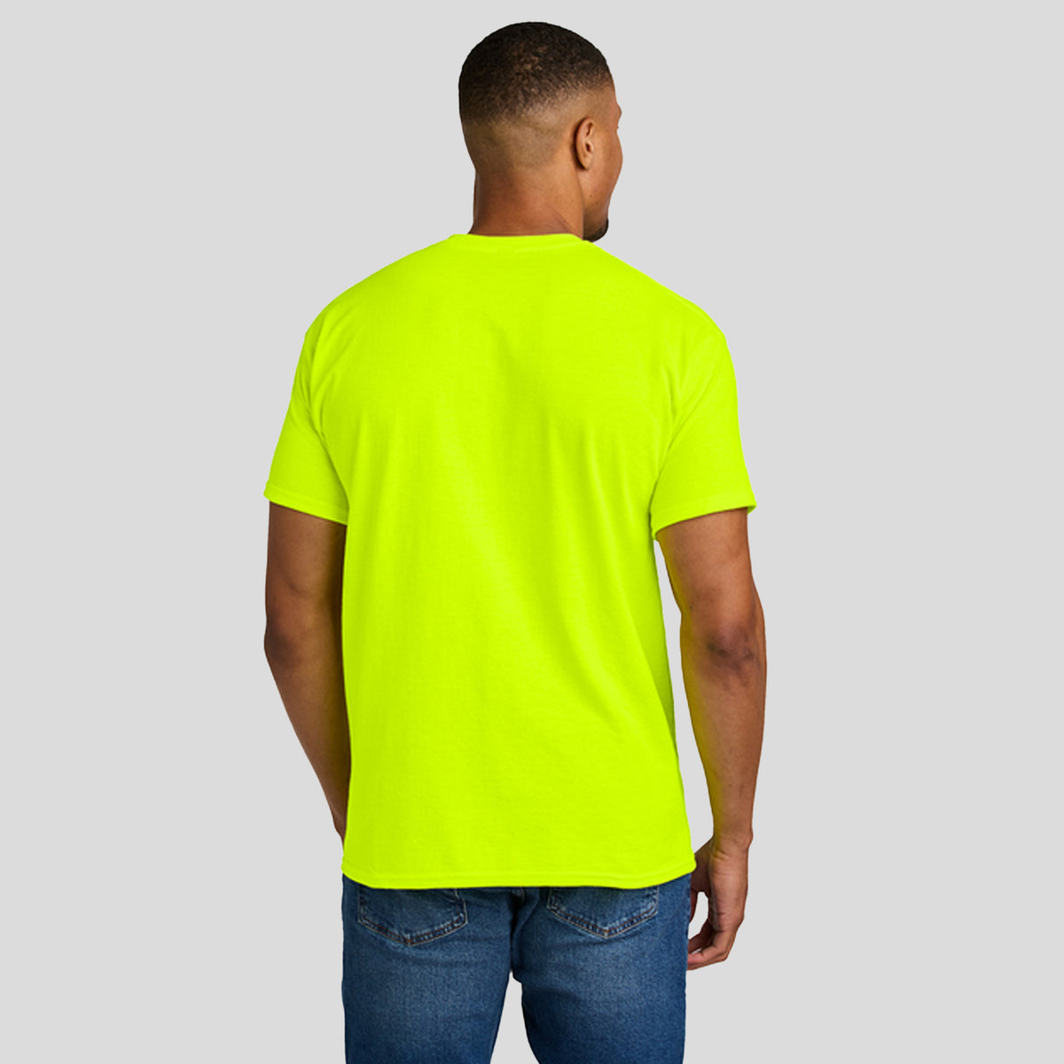 Gildan® DryBlend® 50 Cotton/50 Poly T-Shirt | Safety Green
