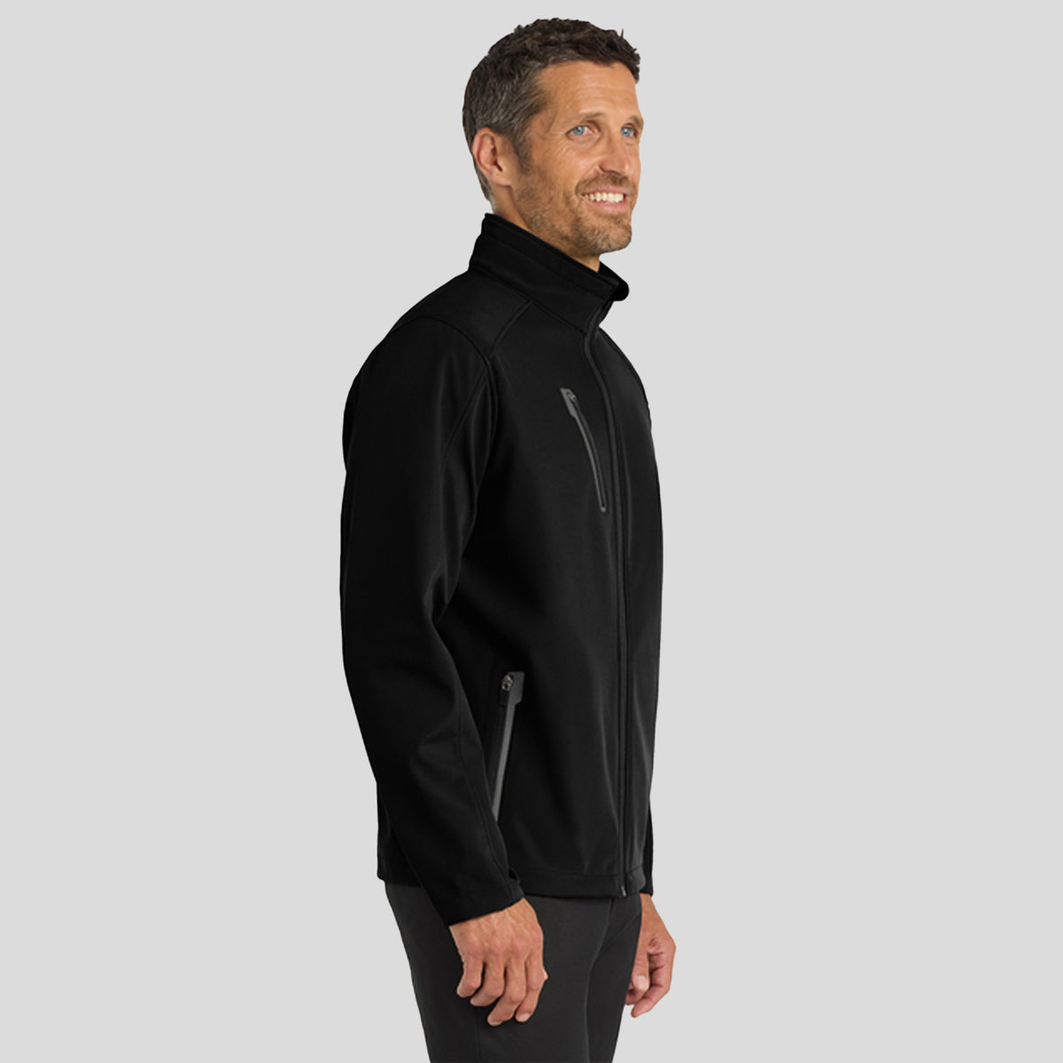 Welded Soft Shell Jacket | Black