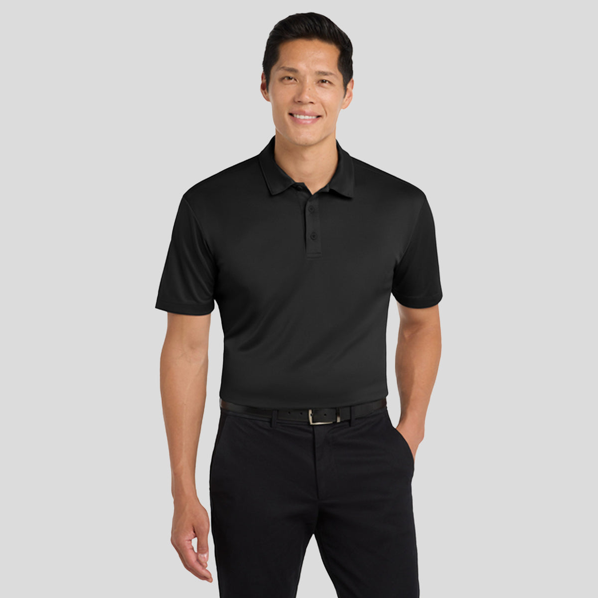 Men's Silk Touch™ Performance Polo | Black
