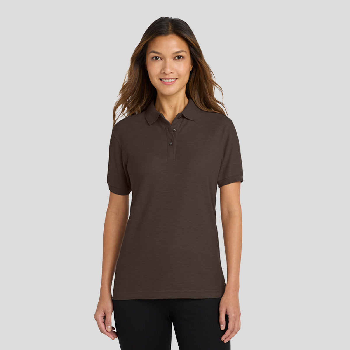 Women's Silk Touch™ Polo | Coffee Bean
