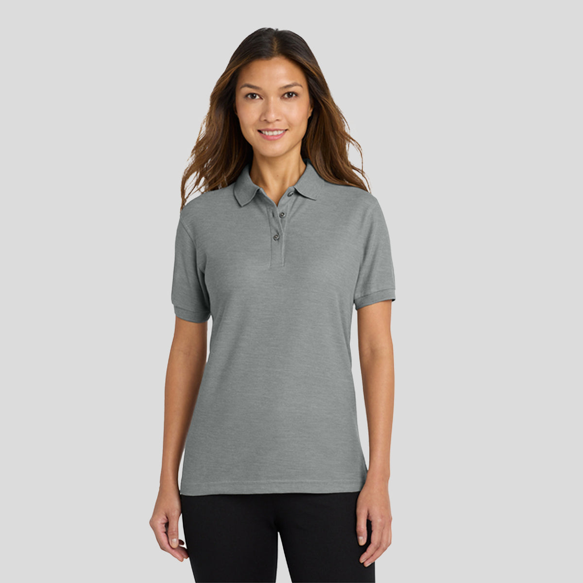 Women's Silk Touch™ Polo | Cool Grey