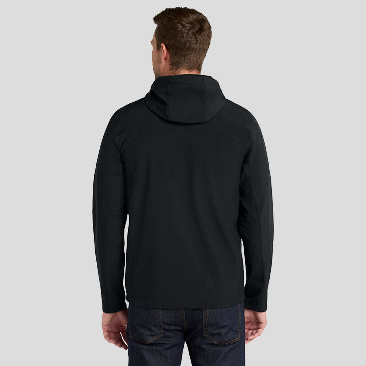 Hooded Core Soft Shell Jacket | Black